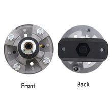 Conjunto de 2 husillos de cuchilla GY20050 GY20785 para tractor cortacésped John Deere Serie L 100, 105, 107, 108, 110, 111, 118, 120, 130 (42", 44", 46" y 48")