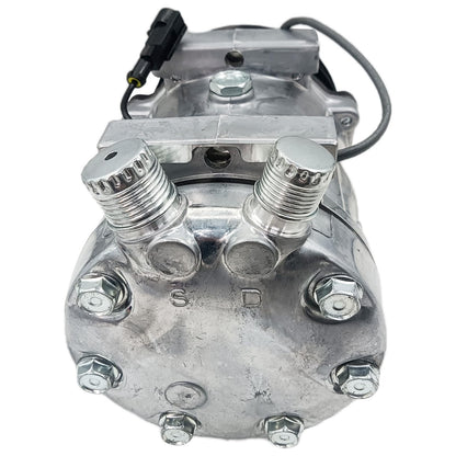 Compresor de aire acondicionado SD5H11 de 12 V 87362509 para tractor CASE DX40, DX45, DX60, DX55, FARMALL 40