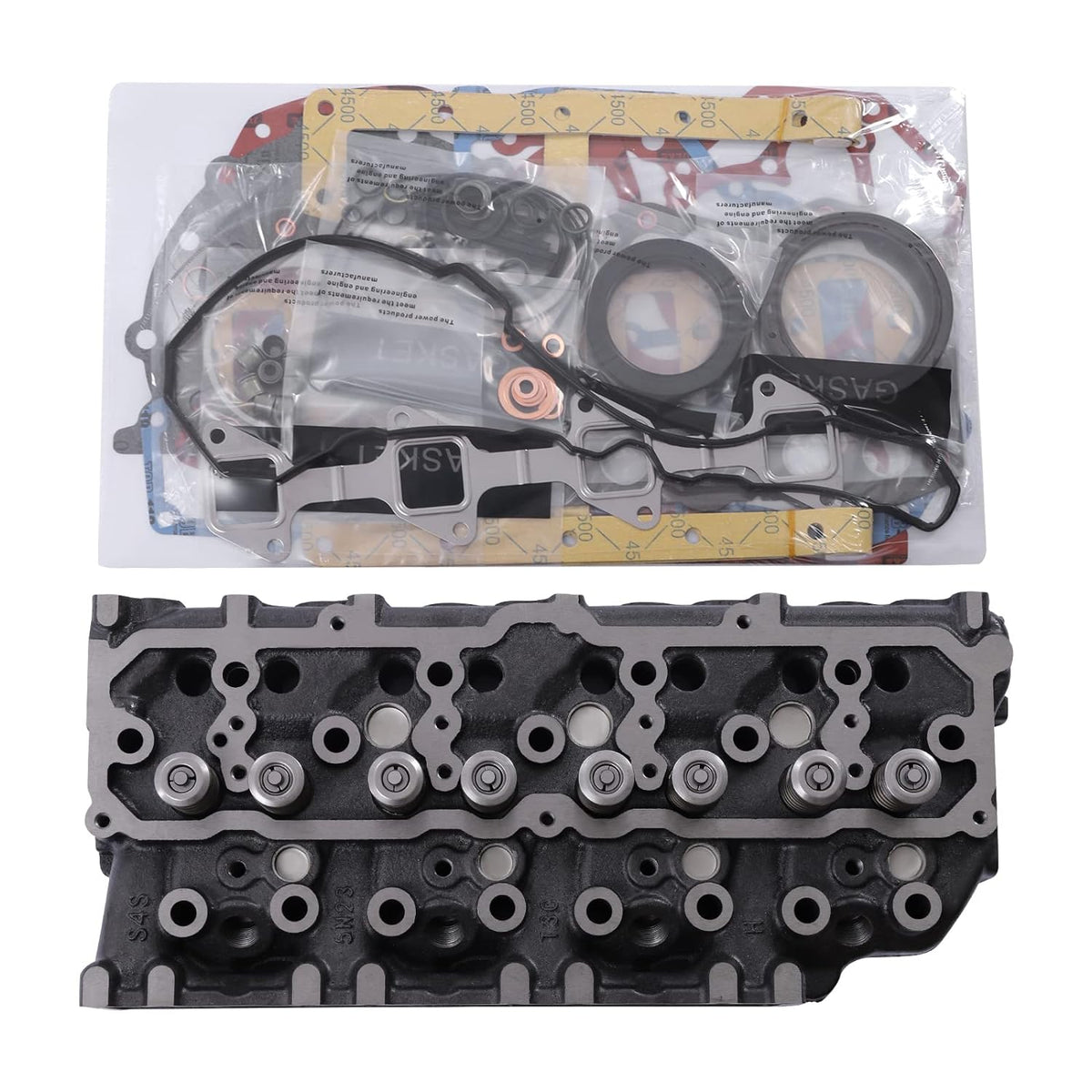 S4S Complete Cylinder Head Assy & Full Gasket Set fitsMitsubishi Engine - KUDUPARTS