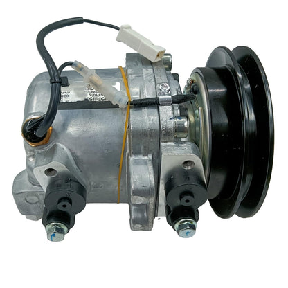 Compresor de aire acondicionado Denso SV06E 283-4170 para excavadoras Caterpillar CAT 303.5E, 304CCR, 304DCR, 305.5D y 305E