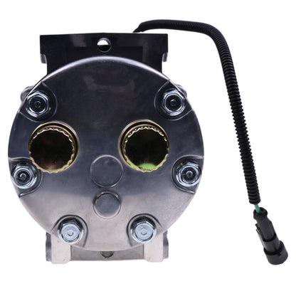 SD7H15 A/C Compressor 8500795 for New Holland Wheel Loader W130C W170C W190C W230C - KUDUPARTS