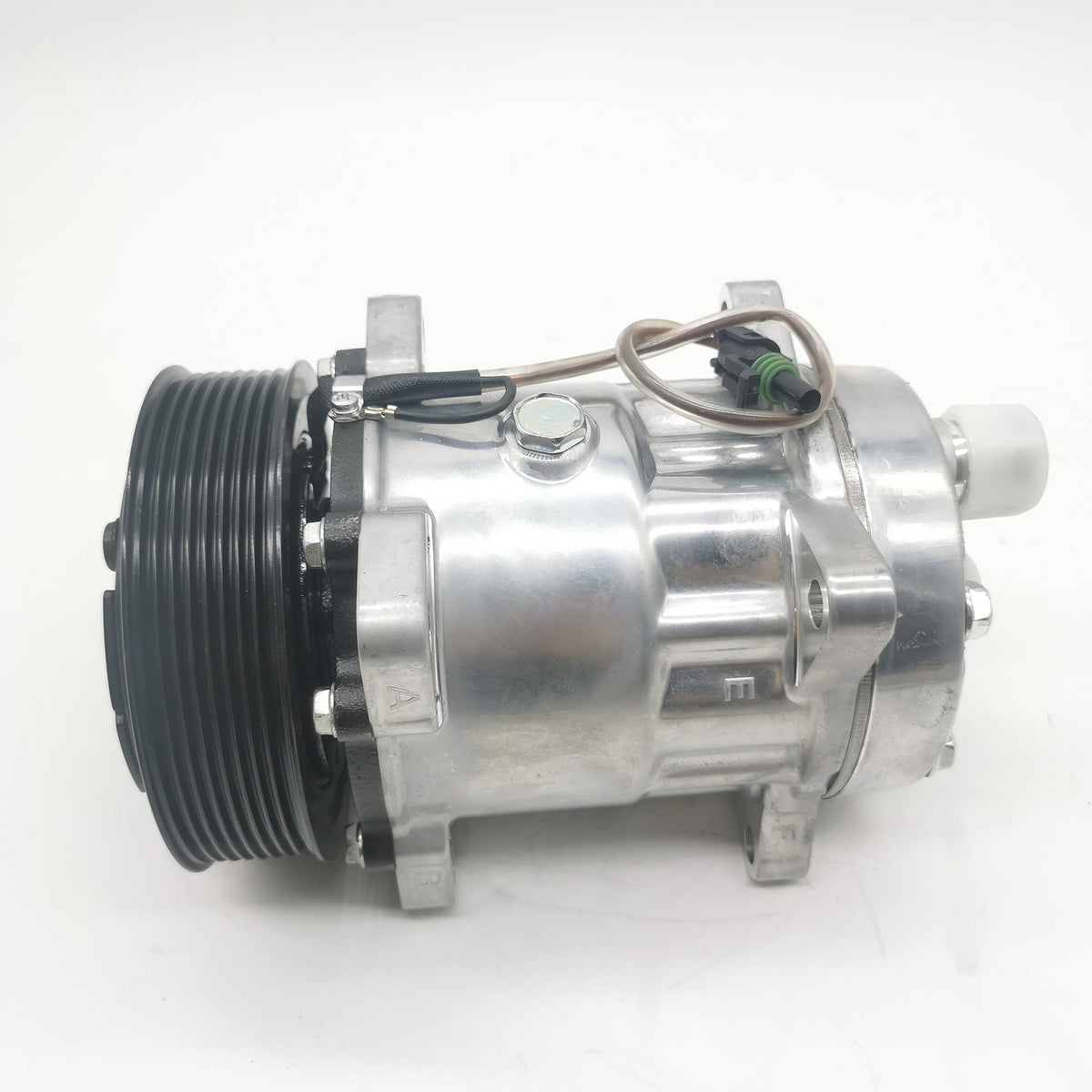24V 8PK 7H15 Aftermarket Sanden 8085 A/C Compressor - KUDUPARTS