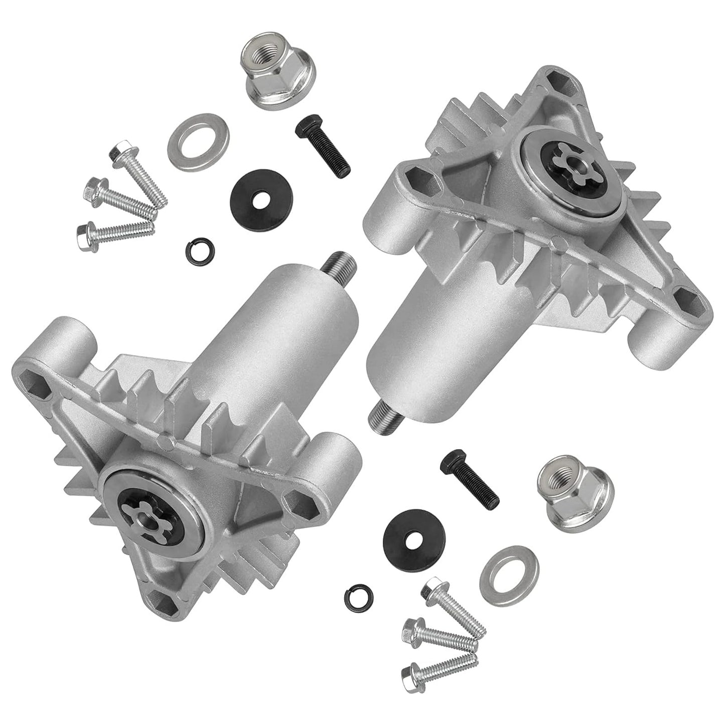 Conjunto de mandril de husillo de 2 piezas 130794 532130794 539110158 para tractor de césped Poulan Electrolux AYP Husqvarna Jonsered Craftsman Ryobi