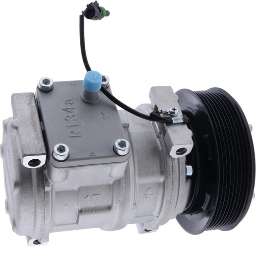 10PA17C A/C Compressor AT168543 for John Deere Wheel Loader 444H 544H 624H 644H Type-2 - KUDUPARTS
