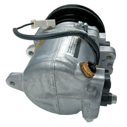 Compresor de aire acondicionado Denso SV06E 283-4170 para excavadoras Caterpillar CAT 303.5E, 304CCR, 304DCR, 305.5D y 305E