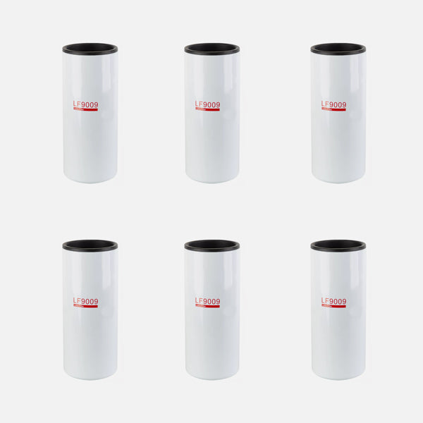 6 PCS Oil Filter for Fleetguard LF9009 LF3000 Baldwin BD7309 BD103 Donaldson P553000 Cummins 3401544 - KUDUPARTS