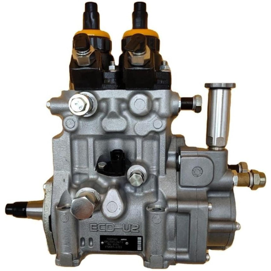 Pompe d'injection de carburant 094000-0662 pour moteur Komatsu 6D125