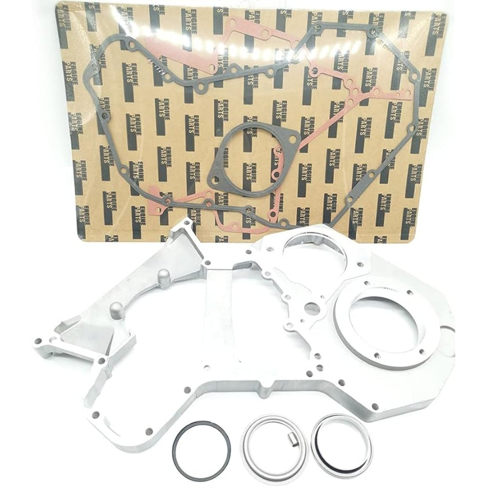 Timing Gear Housing Case Kit Fit for 1994-1998 Dodge 5.9L 12 Valve Cummins Pump 3936256 - KUDUPARTS