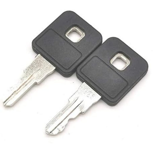 2X Ignition Key 214-961 For Ditch Witch Trencher and Heavy Equipment - KUDUPARTS