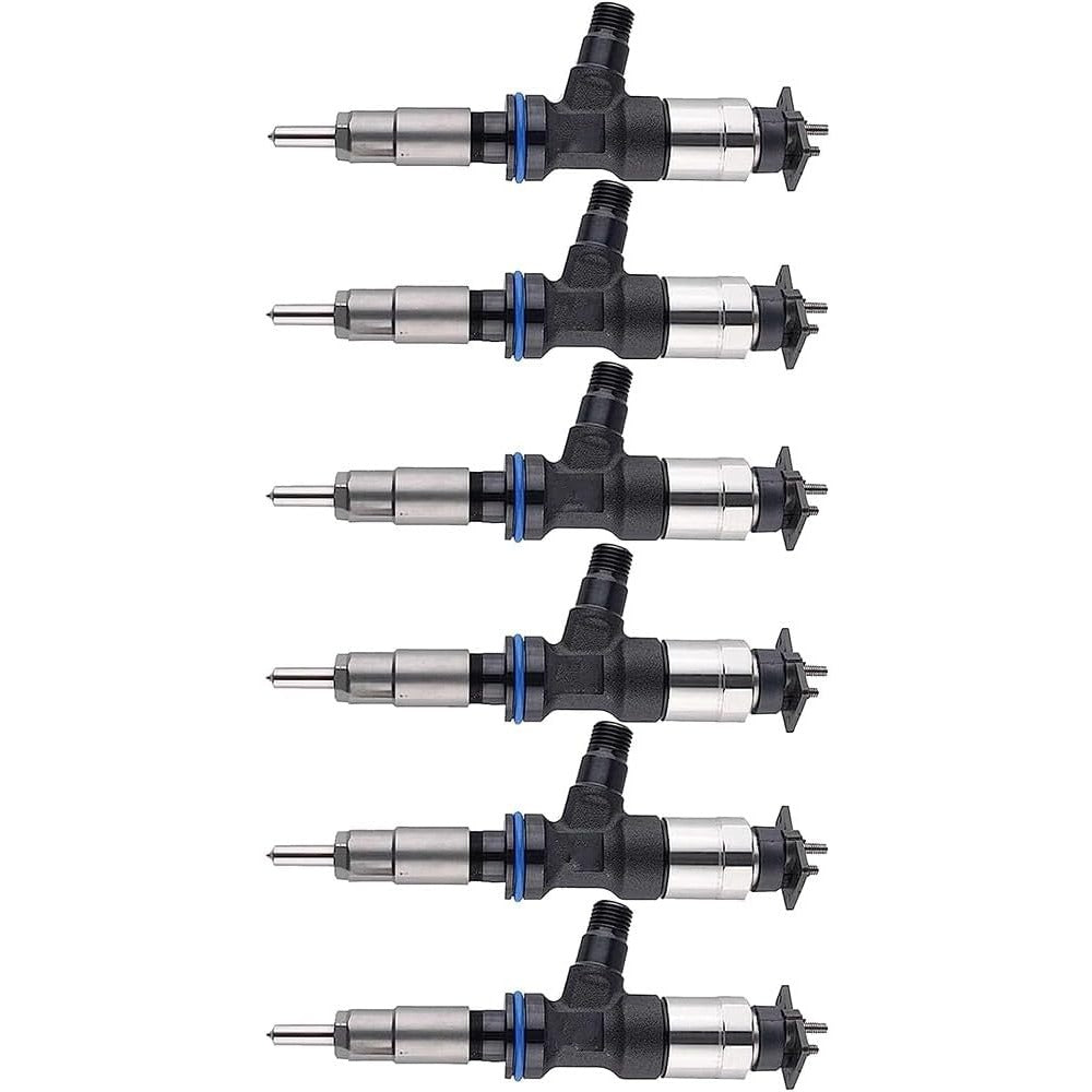 6 Pcs Fuel Injector 370-7281 for Caterpillar CAT Engine C7.1 Excavator 336 - KUDUPARTS