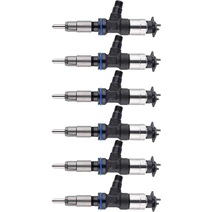 6 Pcs Fuel Injector 370-7281 for Caterpillar CAT Engine C7.1 Excavator 336 - KUDUPARTS
