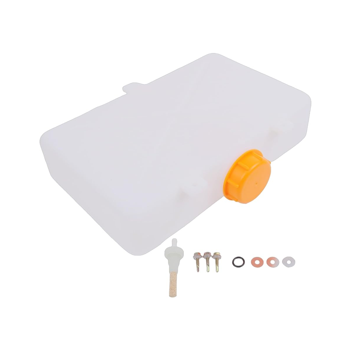 7L Plastic Gas Fuel Storage Water Tank With Screw for Car Truck Van Parking Heater - KUDUPARTS