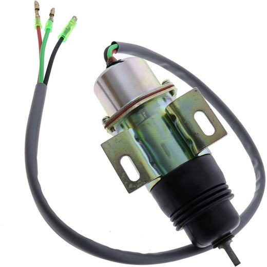 12V Stop Solenoid Valve 4314269 4281719 for Hitachi Excavator EX12 EX15 EX20UR-2 EX22 EX25 EX30 EX30UR-2 EX35 EX40UR-2 EX45 - KUDUPARTS