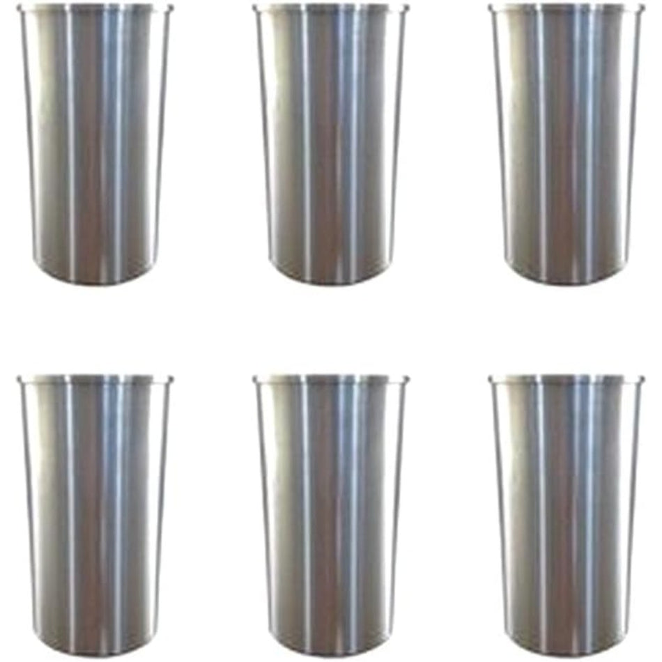 6 Pcs Cylinder Liner 04284602 for Deutz Engine BF6M2013C BF6M2012C TCD6L20122V - KUDUPARTS