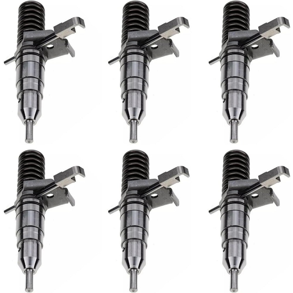 6 Pcs Fuel Injector 127-8207 for Caterpillar CAT Engine 3116 Paving Compactor CS-563 CP-563 CB-434 - KUDUPARTS