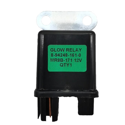 12V Glow Plug Relay 8942481610 for Isuzu Engine 4JA1 4JB1 4LE1 4LC1 Hitachi Excavator EX27U EX30U EX35U EX40U EX50U