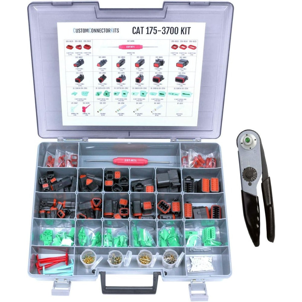 Deutsch Electrical Connector Kit 175-3700 for Caterpillar CAT Engine 3508B - KUDUPARTS