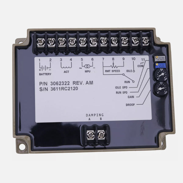 Controlador de velocidad del gobernador 3062322 para motor Cummins KTA50 KTA38 KTA19