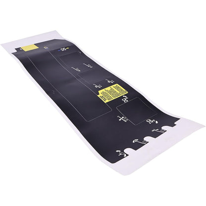 Calcomanía 82281GT para el panel de control de la plataforma para el elevador articulado Genie Z-80/60