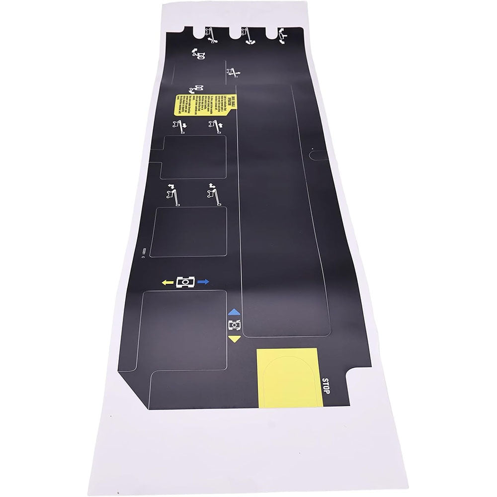 Calcomanía 82281GT para el panel de control de la plataforma para el elevador articulado Genie Z-80/60