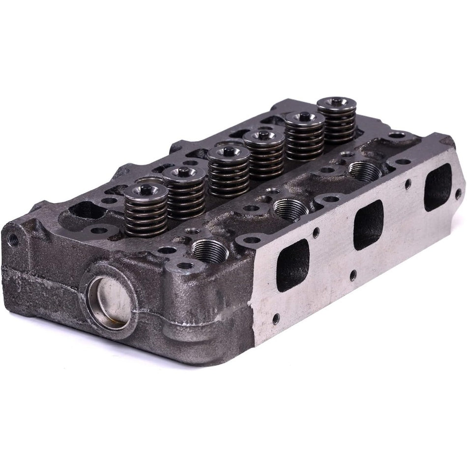 D722 Complete Cylinder Head With Valves for Kubota D722 D722EBH D722E Engine K008 K008-3 Excavator ZD18 Zero Turn Mower B7300HSD B7400HSD BX1800D BX1850D BX1860D Tractor