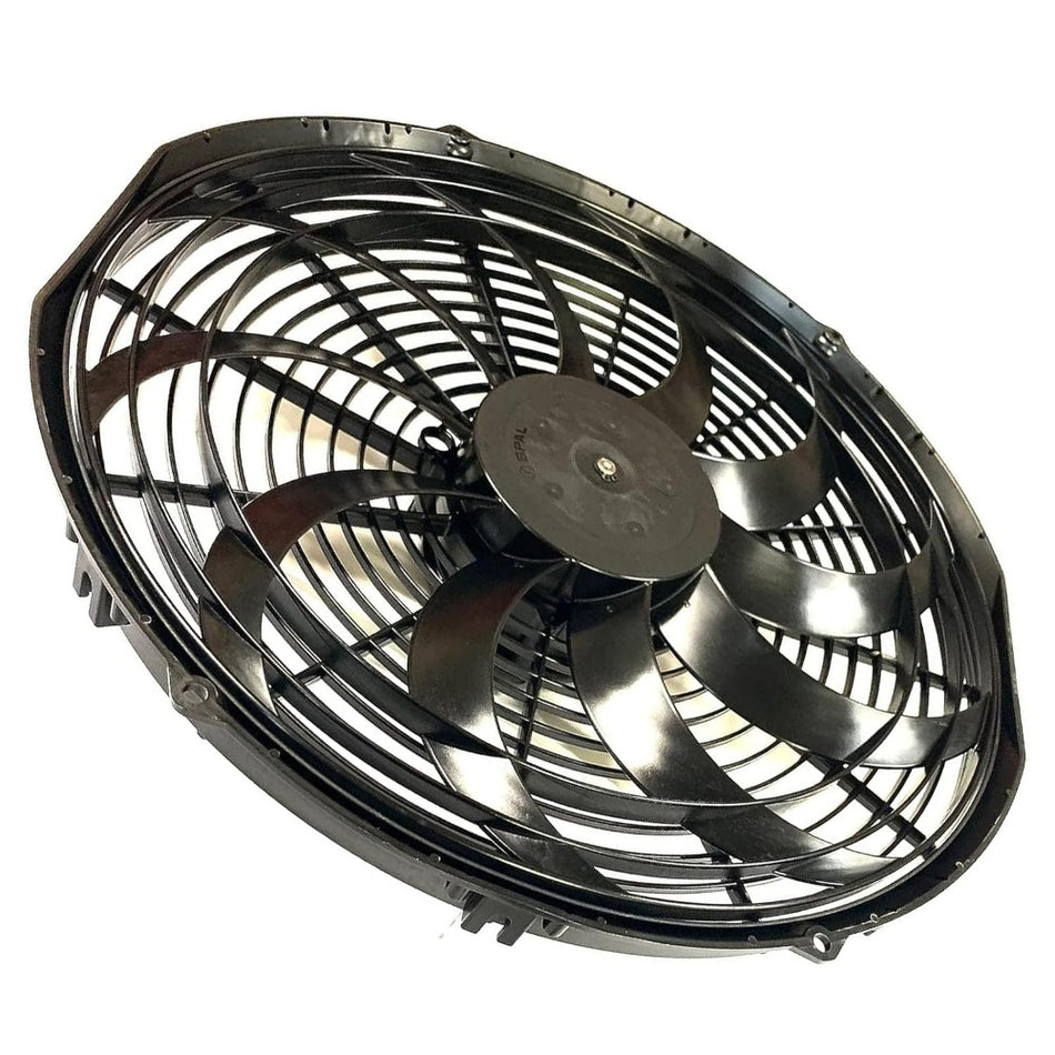 Pusher Fan 30102048 VA18-AP71/LL-42S 16In High Performance Curved Blade 1959CFM for Spal (Ship to US Only)