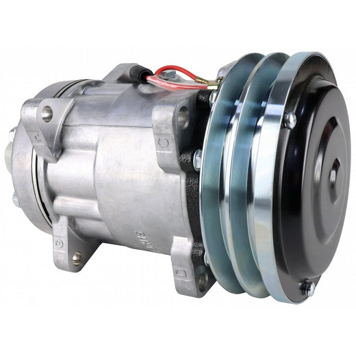 SD7H15 A/C Compressor 86993462 for CASE 2366 2377 2388 2577 2588 5088 5140 650K 750K 850K STX275 STX280 STX325 STX330 - KUDUPARTS