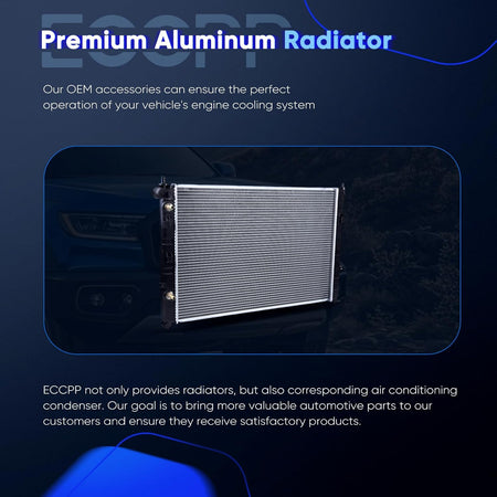 2768 Aluminum Radiator for 2002-2006 for Mazda for MPV 3.0L Automatic Transmission Automotive Replacement Engine Radiators Replace# AJ5115200B, MA3010197 Car Parts - KUDUPARTS