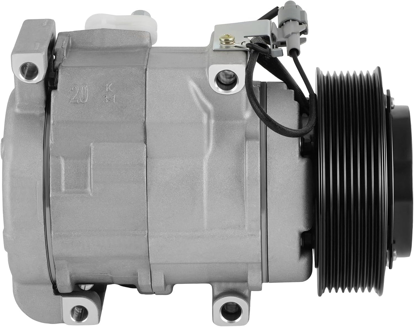 A/C Compressor with Clutch - Compatible with Toyota Tundra 5.7L (2007-2021) & 4.6L (2010-2019)