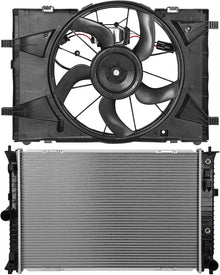 621-445 Cooling Fan 13187 Radiator Replacement for 2010-2012 for Ford Fusion 2.5L 2011-2012 for Lincoln MKZ 2.5L 2010-2011 for Mercury Milan 2.5L - KUDUPARTS