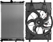 621-445 Cooling Fan 13187 Radiator Replacement for 2010-2012 for Ford Fusion 2.5L 2011-2012 for Lincoln MKZ 2.5L 2010-2011 for Mercury Milan 2.5L - KUDUPARTS
