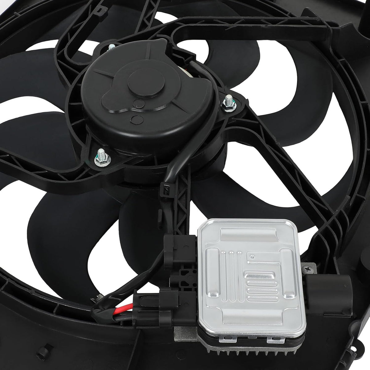 Cooling Radiator Fan Compatible with 2008-2014 Land Rover LR2 - KUDUPARTS