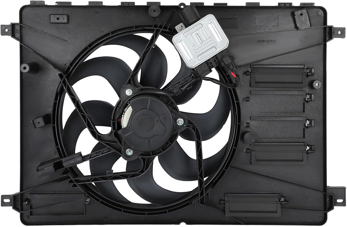 Cooling Radiator Fan Compatible with 2008-2014 Land Rover LR2 - KUDUPARTS