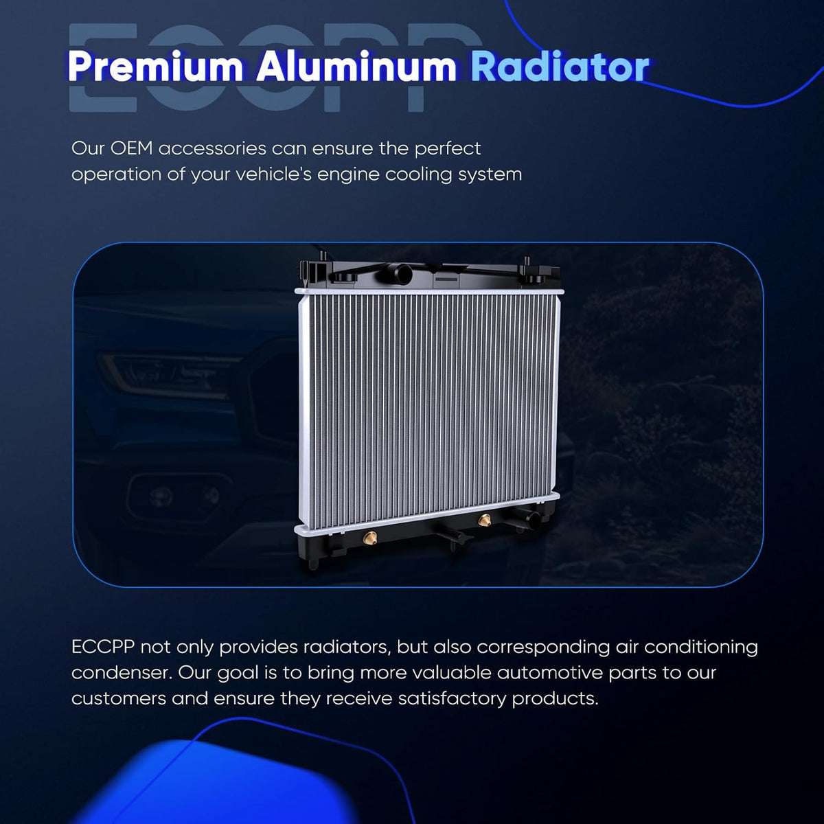 2890 Engine Coolant Radiator Compatible with Scion xD 1.8L 2008-2014 & Toyota Yaris 1.5L 2007-2019 - KUDUPARTS