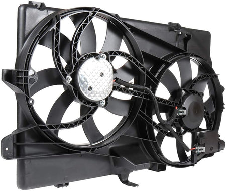 Replacement A/C Condenser Radiator Cooling Fan for 2007-2015 Ford Edge Lincoln MKX 3.5L 3.7L - KUDUPARTS
