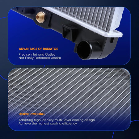 Radiator for 2003-2008 Subaru Forester 2.5L (Part #2674) - KUDUPARTS