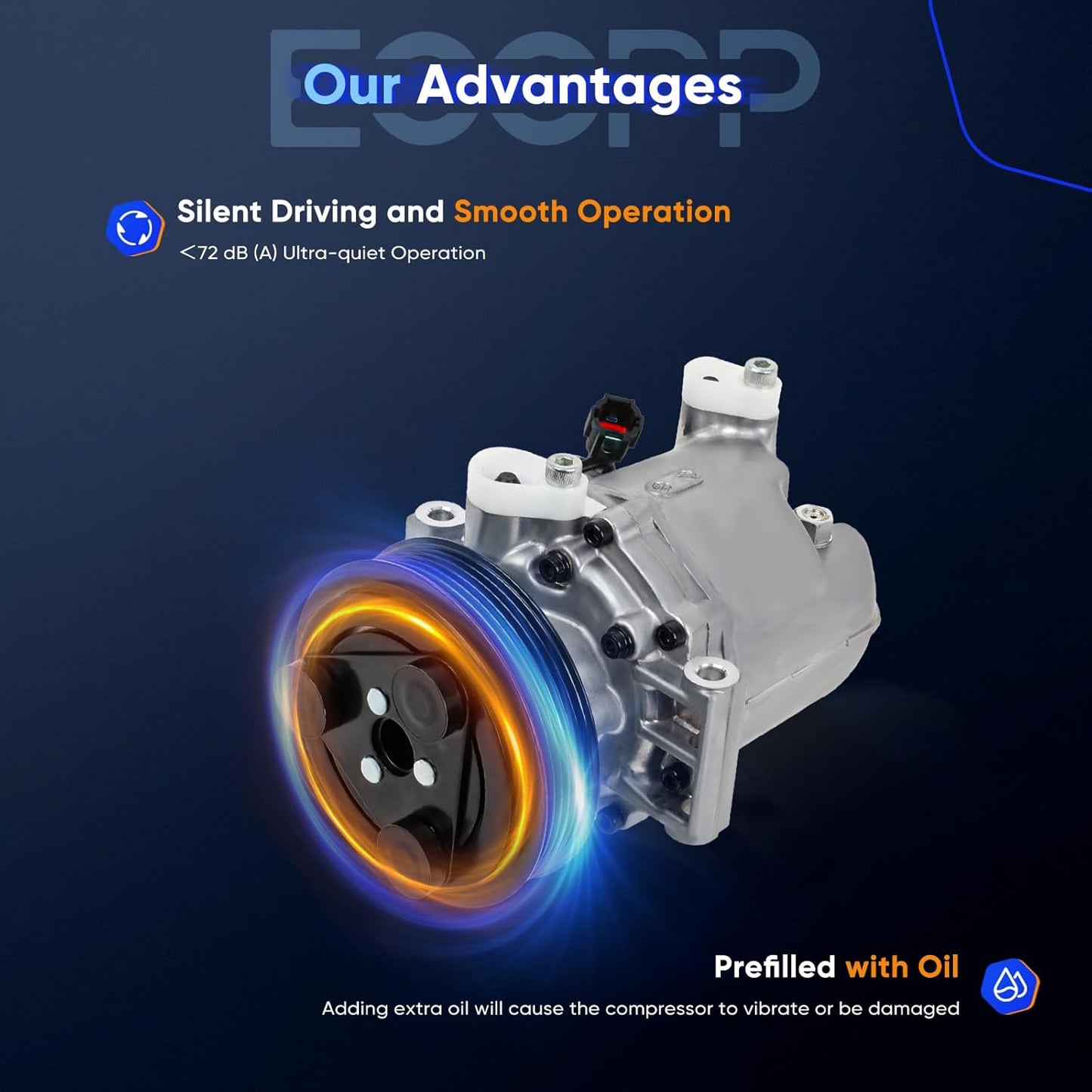 A/C Compressor with Clutch for Nissan Frontier