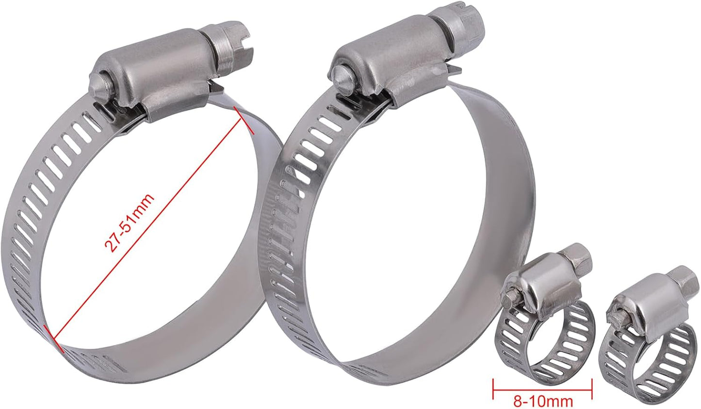 Replacement 2617 Radiator Hose Clamp (8-10mm / 30-50mm) for 2003-2006 Mitsubishi Outlander 2.4L