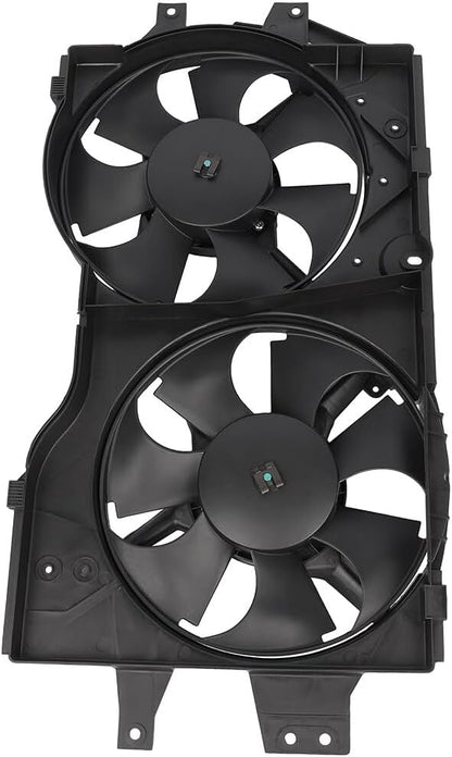 620140 Radiator Fan Compatible 2000 for Chrysler Grand Voyager 1996-2000 for Chrysler Town & Country 2000 for Chrysler Voyager, Cooling Fans