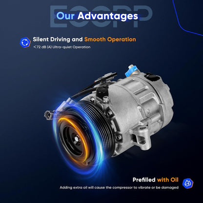 Lexus LS430 4.3L 2001-2003 A/C Compressor with Clutch