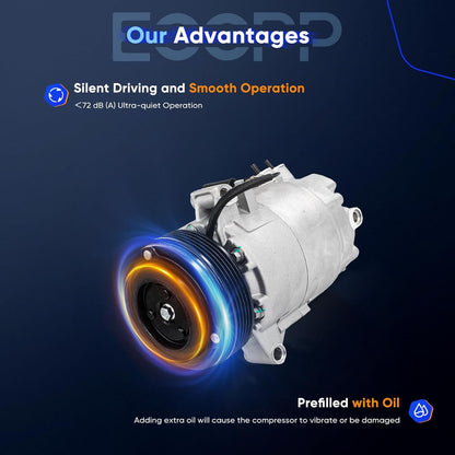 A/C Compressor with Clutch for BMW Z4 2.5L/3.0L (2003-2005) – Rapid Cooling