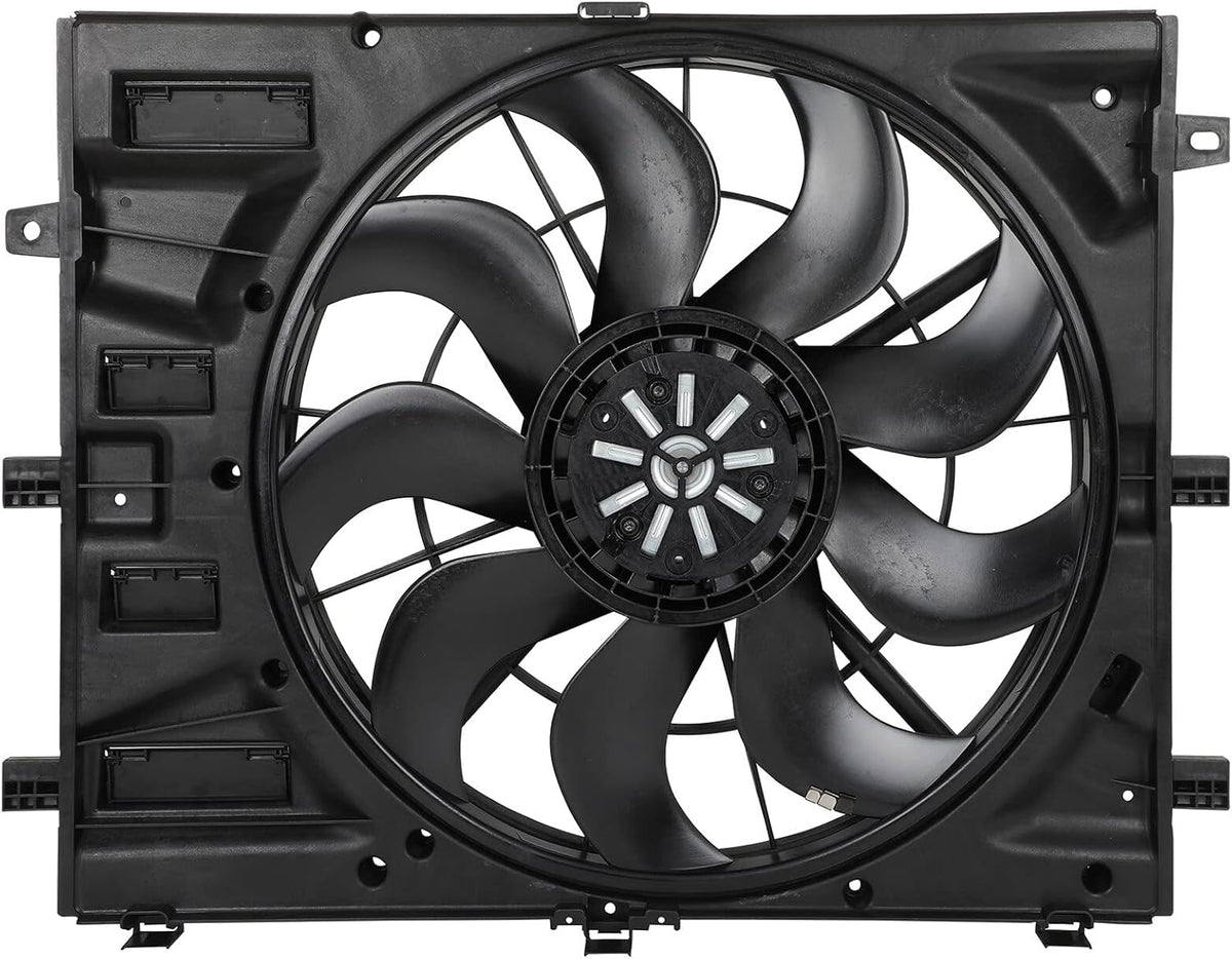 Radiator Cooling Fan Assembly Compatible with 2018-2019 Chevy Equinox & GMC Terrain - KUDUPARTS