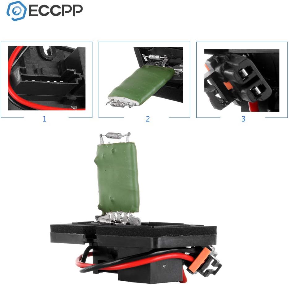 Heater Blower Motor Fan Resistor Air Conditioning Replacement Parts  fit for 1997-2005 for Buick Century /1997-2004 for Buick Regal /1997-2002 for Chevrolet Corvette