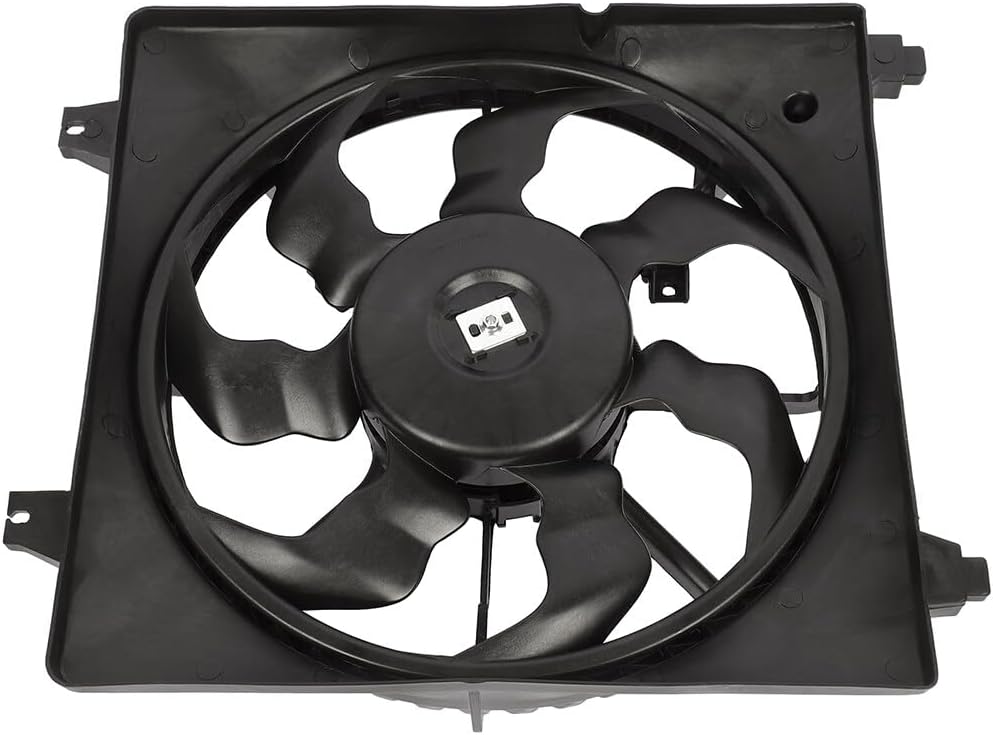 Radiator Cooling Fan Compatible with 2007-2009 Hyundai Santa Fe 601000 620-703 674-50287 - KUDUPARTS