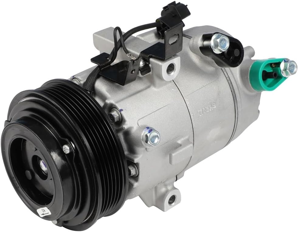 AC Compressor with Clutch 2014-2018 Fit for Kia Forte Forte5 for Hyundai Elantra GT 2.0L Air Conditioning Compressor Fast Cooling