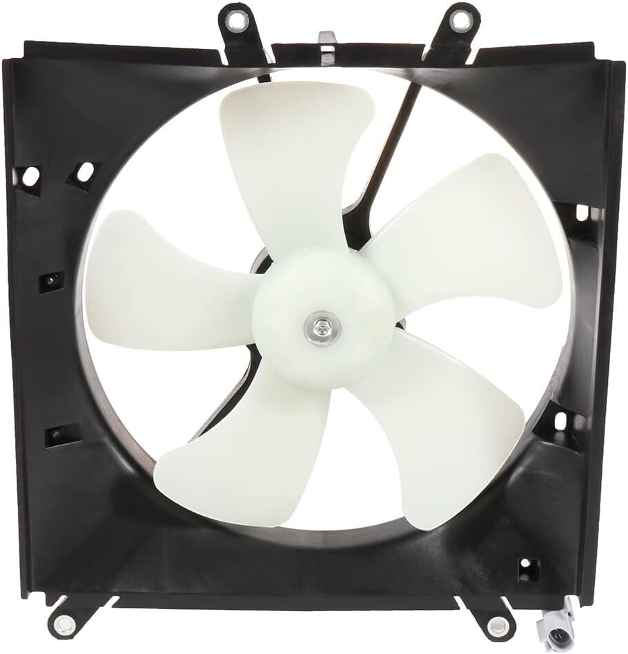 Radiator Cooling Fan Assembly Compatible with 1993-1997 for Geo Prizm/for Toyota Corolla,Replace 620-500,600150,75242,FA70070,1636102050,1636111020,1636302040,1636374020,1671102050 - KUDUPARTS