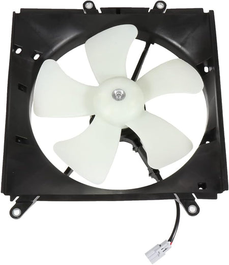 Radiator Cooling Fan Assembly Compatible with 1993-1997 for Geo Prizm/for Toyota Corolla,Replace 620-500,600150,75242,FA70070,1636102050,1636111020,1636302040,1636374020,1671102050 - KUDUPARTS