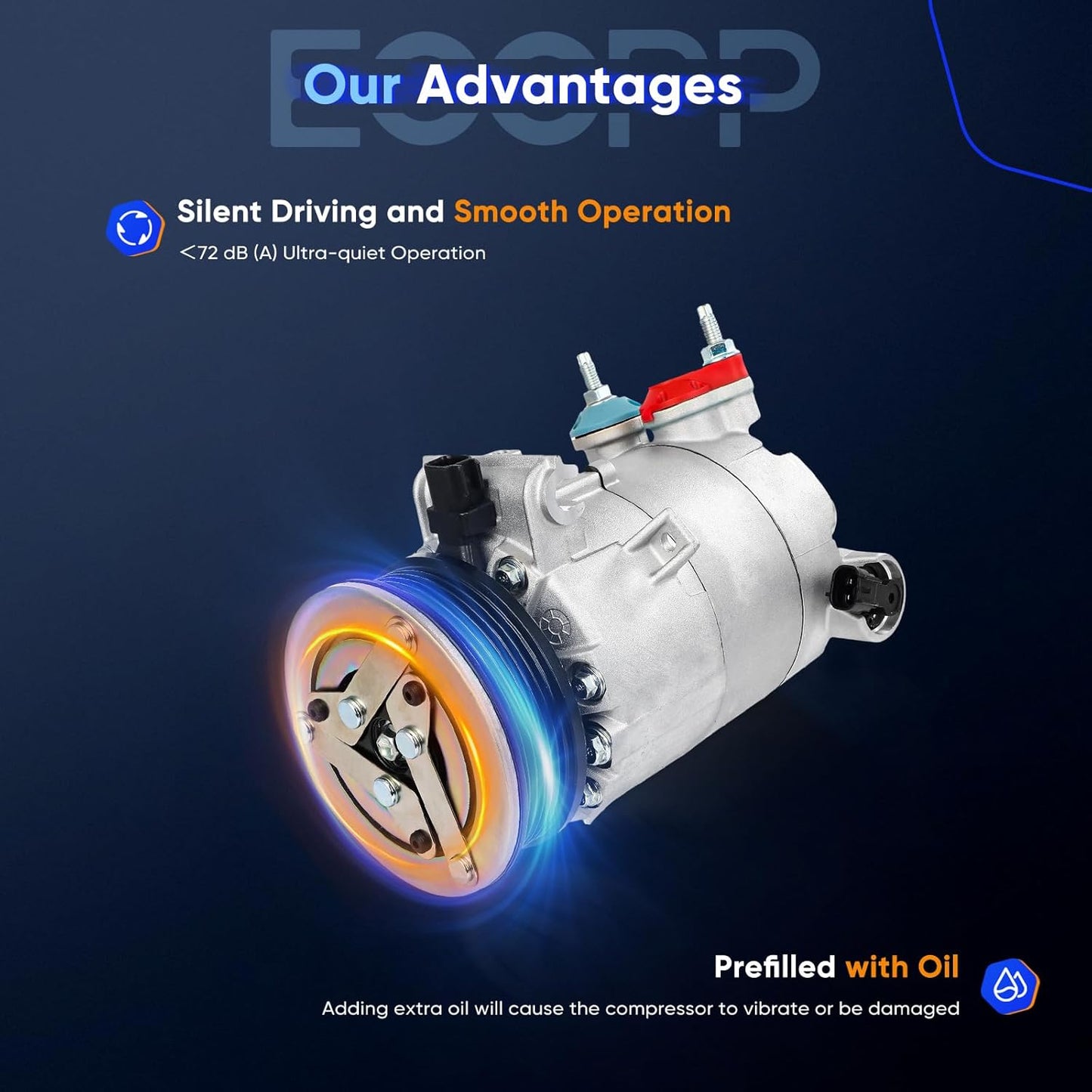 Land Rover Discovery Sport 2.0L AC Compressor with Clutch (2015-2017) – Fast Cooling