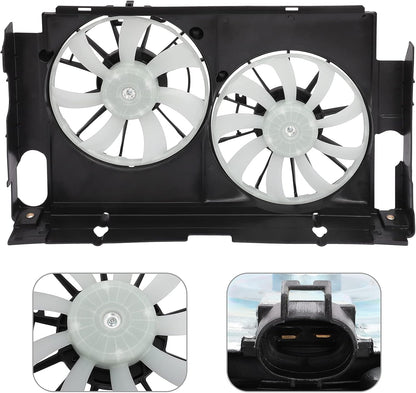 Radiator Cooling Fan Assembly Compatible with 2013-2019 for Toyota RAV4,Engine Cooling Fan Automotive Replacement 621-557,623290