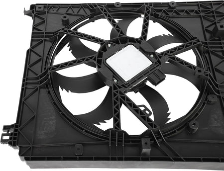 Radiator Cooling Fan Assembly Compatible with 2020-2022 Toyota Highlander Hybrid (LE, Limited, Platinum, XLE) - Engine Cooling Fan Replacement 624980 - KUDUPARTS